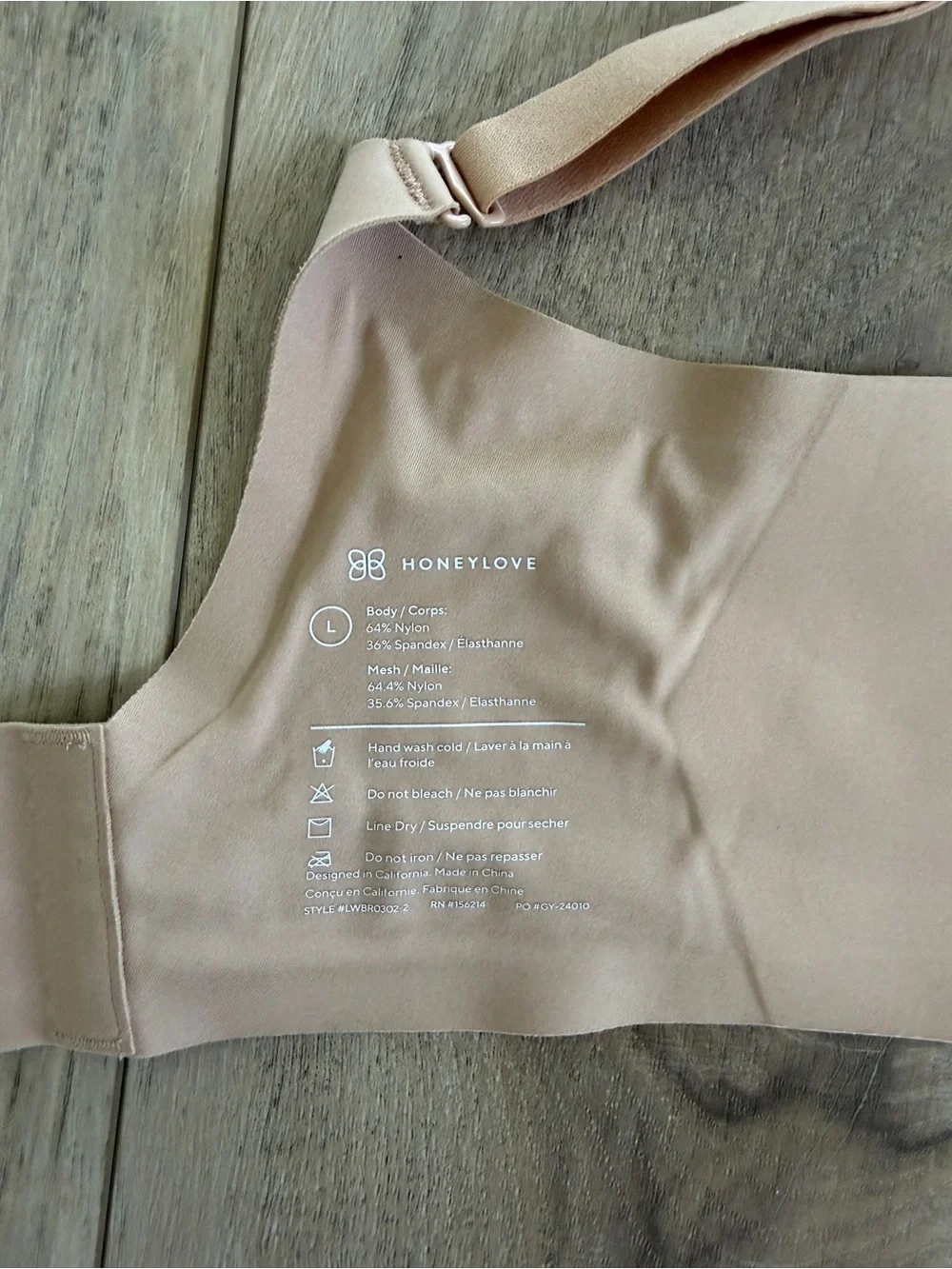 Honeylove Blush Nude Wireless Support Bra